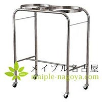 ステンレス手洗台　【２個用】　32Φ鉢用　　68×33×75cm