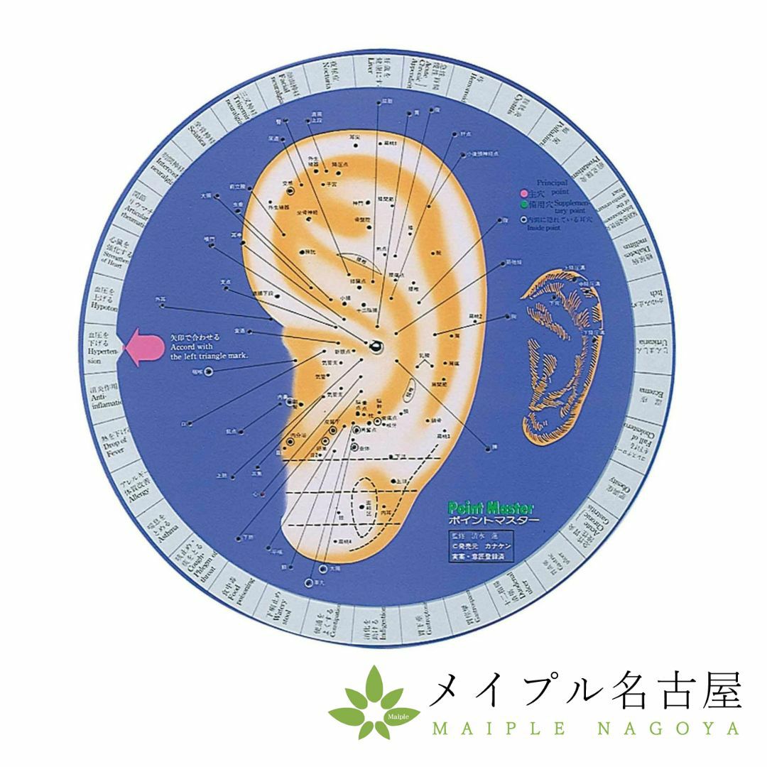耳針療法のためのポイントマスター 【意匠登録済】の通販なら5,000点